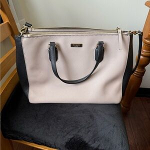 Kate Spade Laurel Way Leighann Black/Pink Satchel